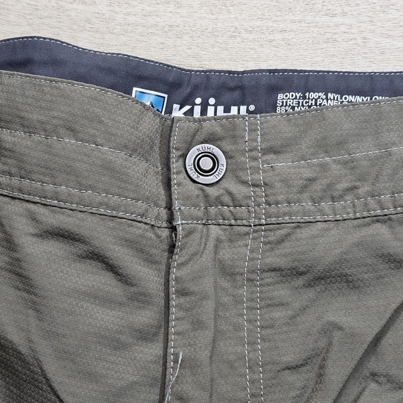 Kuhl Shorts Men's Size 38X10 Outdoor Hiking Born In The Mountains Brown - Picture 4 of 10